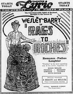 Rags to Riches poster