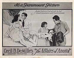 The Affairs of Anatol poster